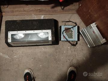 Subwoofer+ 2 amplificatori 