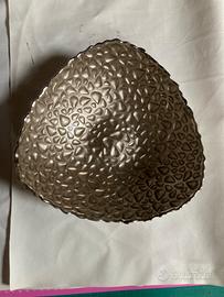 Ciotola centrotavola argentata