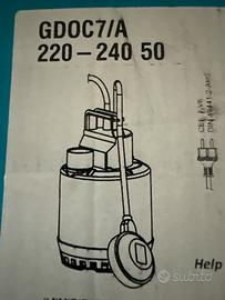 Pompa LOWARADOC7 NUOVA