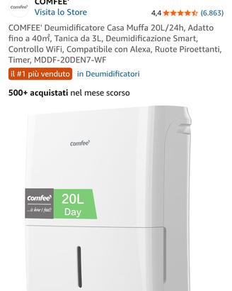deumidificatore comfee 