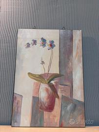 Quadro decorativo con orchidea - 50X70 cm