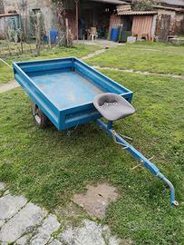 Carretto per motocoltivatore