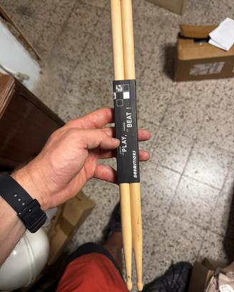 coppia di bacchette per batteria Drumsticks