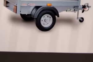 Carrello Cresci modello B3 completo di targa ripet