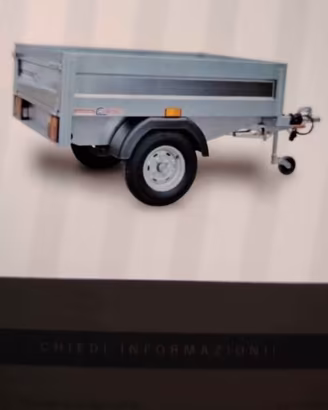 Carrello Cresci modello B3 completo di targa ripet