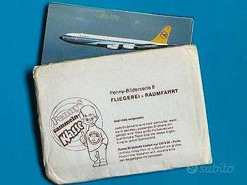 AVIAZIONE VIAGGI SPAZIALI 1974 CARD SET Figurine