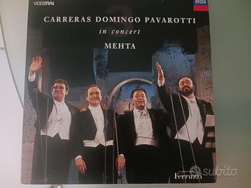 Vinile 33 giri "Carreras Domingo Pavarotti 