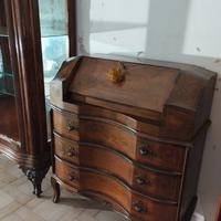 SECRETAIRE SCRIVANIA IN LEGNO DI NOCE ANNI 20