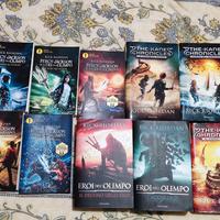 Lotto Libri Percy Jackson + The Kane Chronicles IT