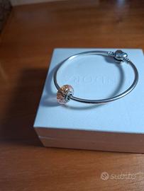 Charm Pandora Vetro pesca 