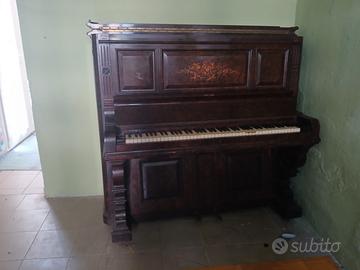 Pianoforte a muro verticale antico John Spencer