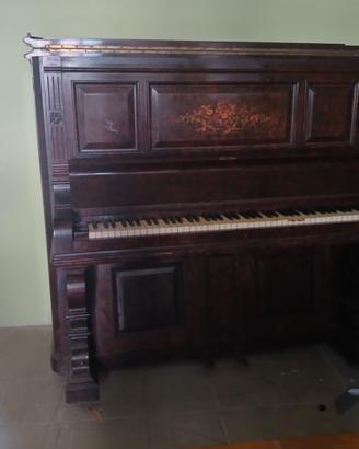 Pianoforte a muro verticale antico John Spencer