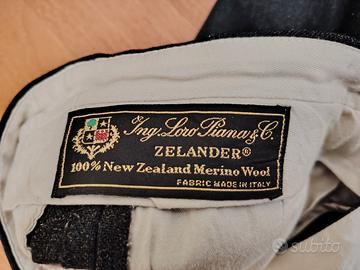 Loro Piana - Pantaloni Uomo Lana Merino Zelander®