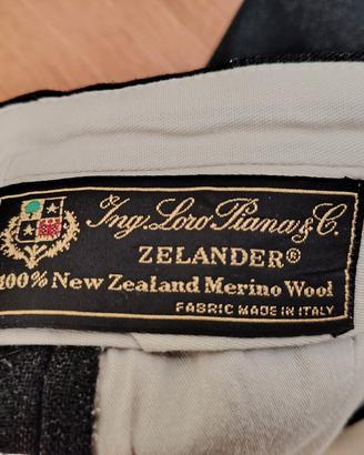 Loro Piana - Pantaloni Uomo Lana Merino Zelander®