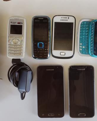 Vari cellulari Panasonic, Samsung, Nokia, Siemens