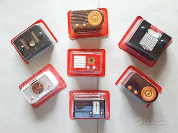 Lotto di 7 Radio in Miniatura buone condizioni