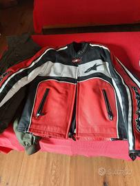 giubbotto pelle da moto