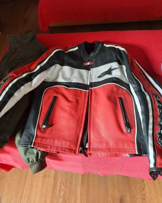 giubbotto pelle da moto