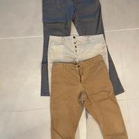 Stock n.3 pantaloni chino taglia 34/50