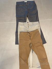 Stock n.3 pantaloni chino taglia 34/50