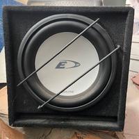 Subwoofer Alpine SBE 12br+amplificatore Alpine MRP