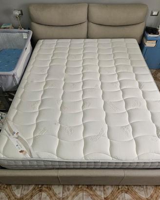Letto matrimoniale contenitore + Materasso
