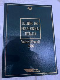 Libro completo francobolli italiani anno 1996