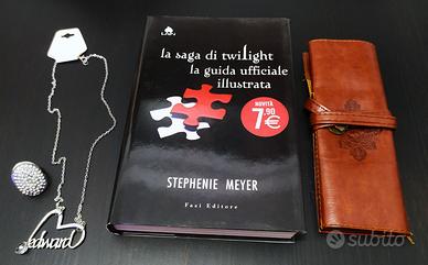 Lotto TWILIGHT Collana Anello Libro Portapenne