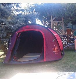 tenda da campeggio con letto gonfiabile 