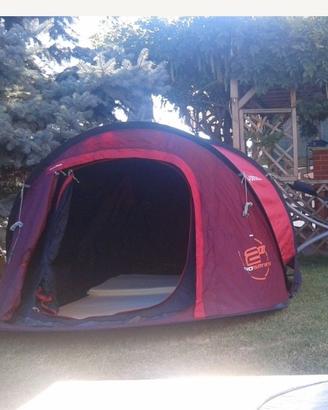 tenda da campeggio con letto gonfiabile 