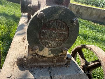 Torchio pompa manuale per vino e sgrana pannochie