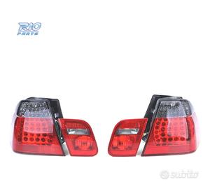 FANALI A LED BMW E46 98-01 ROSSO SCURO LOOK M3