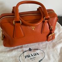 Borsa Prada saffiano orange