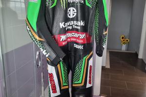 tuta moto kawasaki 