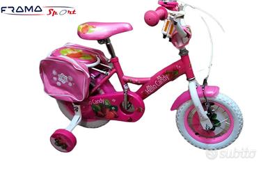 Bici Bimba Hello Candy 12'' Rosa con rotelle