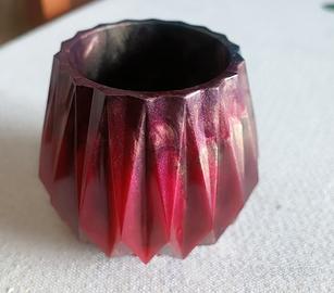 Vasetto porta penne in resina