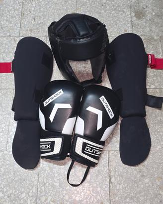 Kit completo KickBoxe Outshock/Decatlhon