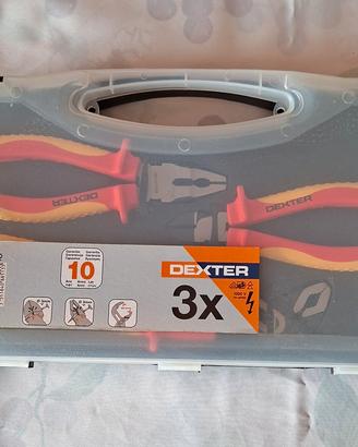 set 3 utensili isolati 1000 V dexter + valigetta 