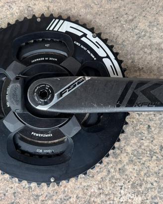 Guarnitura fsa k-force con powermeter 58/42 170mm