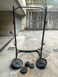 Rack Domyos + pacco pesi