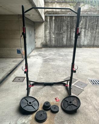 Rack Domyos + pacco pesi