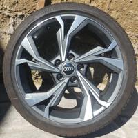 4 cerchi in lega con gomme 18" originali Audi A3