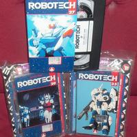 Set 3 Vhs Robotech 27,28,35 anime vintage anni 80
