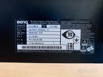 Schermo da ufficio/studio BenQ 23,9" 1080p
