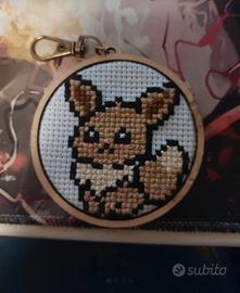 Portachiavi Eevee fatto a mano