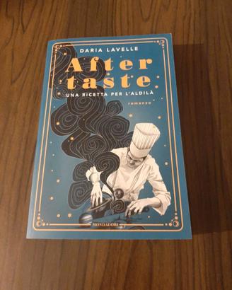 libro AFTERTASTE UNA RICETTA PER L'ALDILA'
