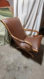 sedia a dondolo anni 60