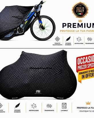 Bici Mountain Bike / E-Bike -Telo copribici Carbon