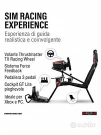 Postazione Sim Racing Thrustmaster TX Force+ sedia