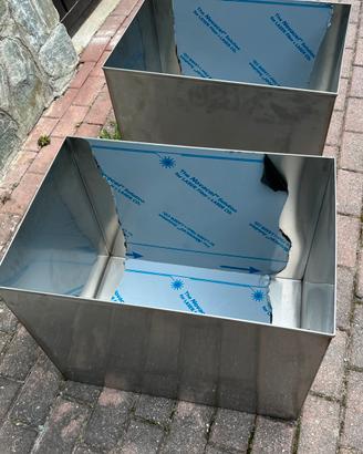 Vasche in acciaio inox